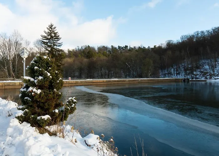 Lägenhet Spacious Lakeview Getaway Güntersberge