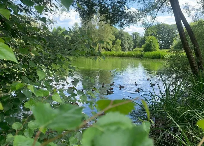 Spacious Lakeview Getaway Lägenhet Güntersberge